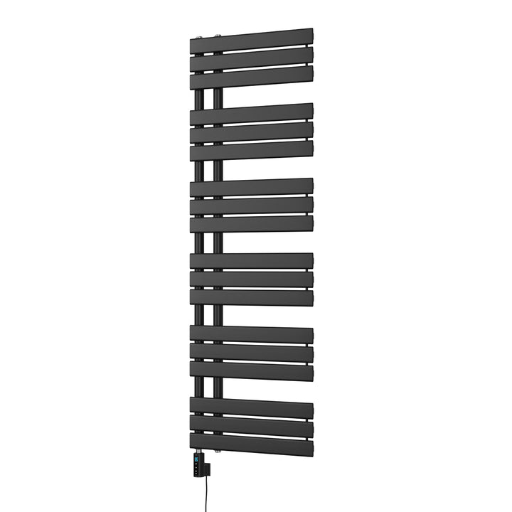 Tristan - Black Electric Towel Rail H1564mm x W500mm 600w Thermostatic WIFI