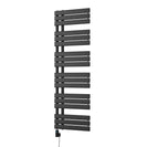 Tristan - Black Electric Towel Rail H1564mm x W500mm 600w Thermostatic WIFI