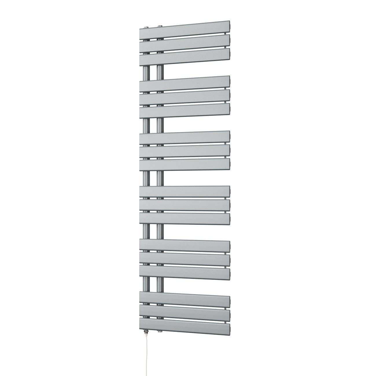 Tristan - Silver Electric Towel Rail H1564mm x W500mm 600w Standard