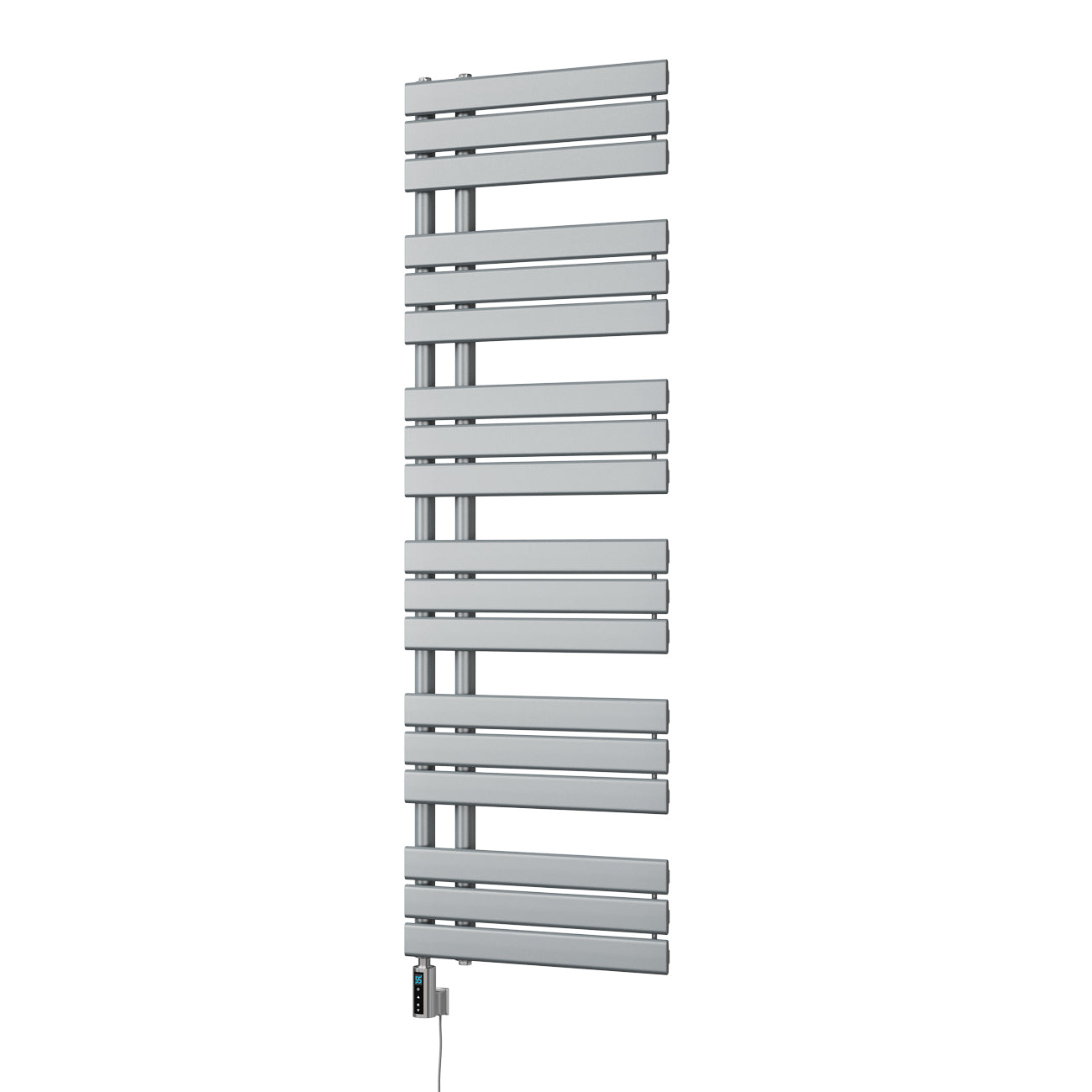 Tristan - Silver Electric Towel Rail H1564mm x W500mm 600w Thermostatic WIFI