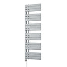 Tristan - Silver Electric Towel Rail H1564mm x W500mm 700w Thermostatic