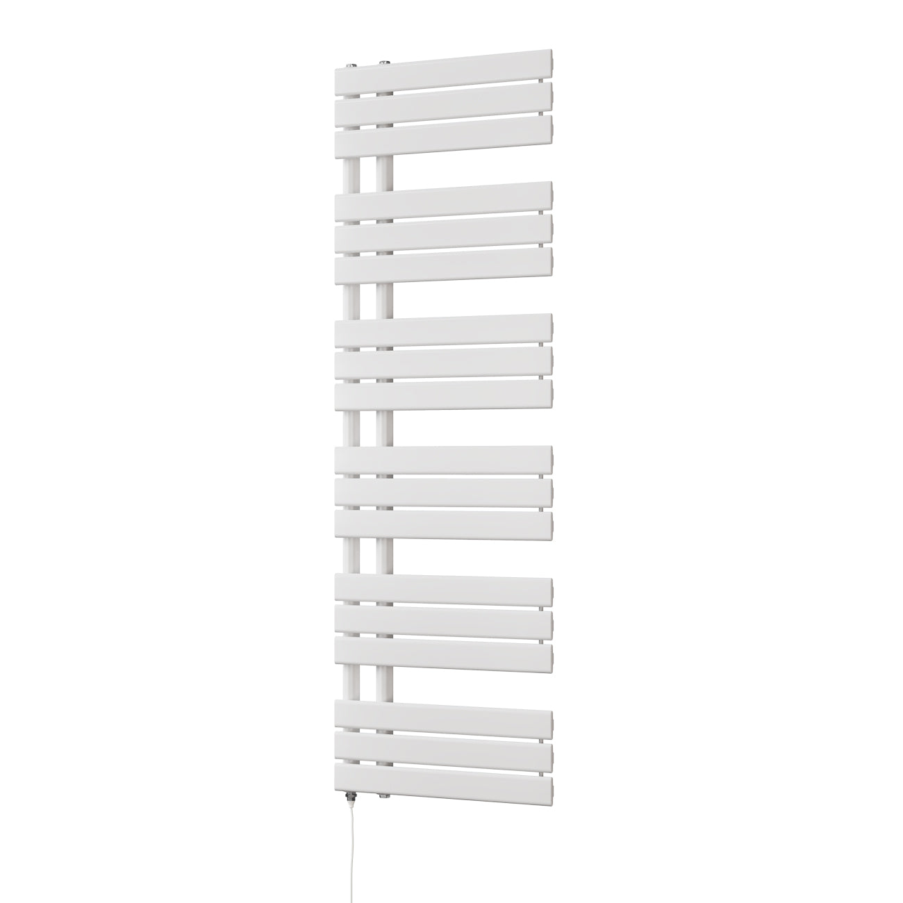 Tristan - White Electric Towel Rail H1564mm x W500mm 600w Standard