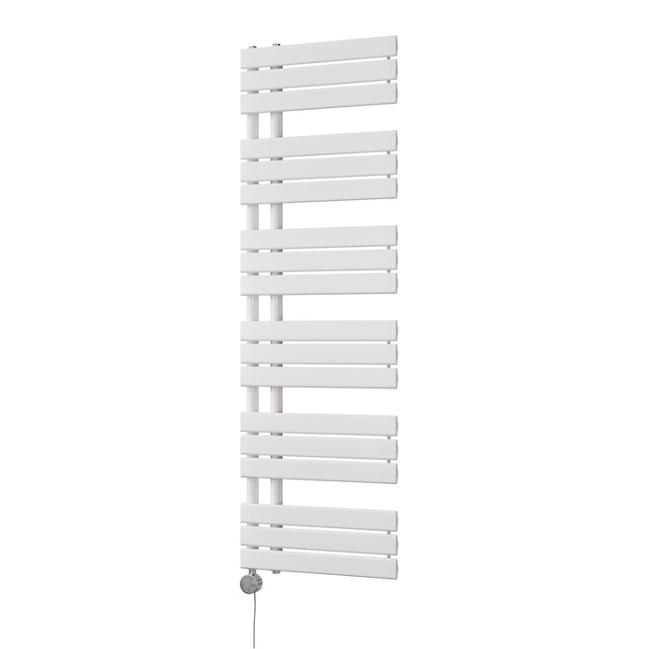 Tristan - White Electric Towel Rail H1564mm x W500mm 600w Thermostatic