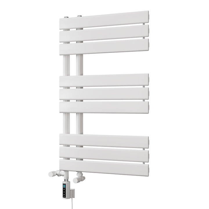 Tristan - White Dual Fuel Towel Rail H816mm x W500mm Thermostatic WIFI
