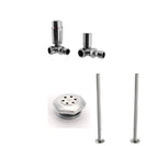 Talus Bold - Thermostatic Radiator Valve & Accessory Kit - Chrome Corner 15mm
