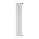 Typhoon - White Designer Radiator H1200mm x W272mm Single Panel - Feet Included