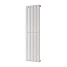 Typhoon - White Designer Radiator H1200mm x W340mm Single Panel - Feet Included