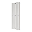 Typhoon - White Vertical Radiator H1200mm x W408mm Single Panel