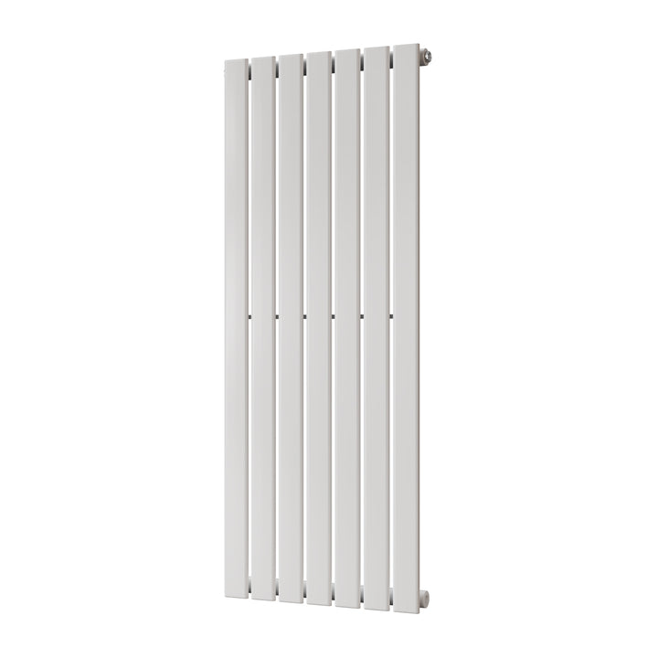 Typhoon - White Designer Radiator H1200mm x W476mm Single Panel - Feet Included