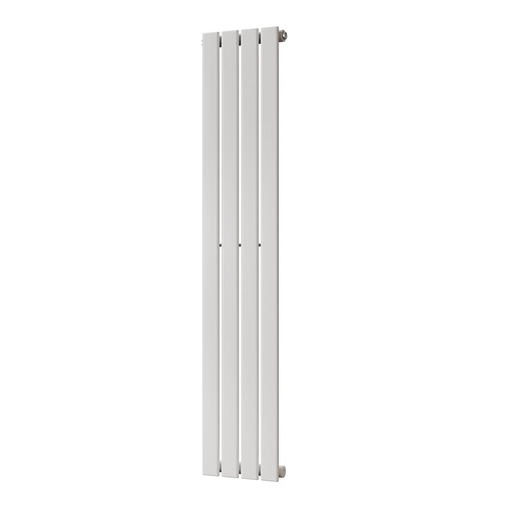 Typhoon - White Designer Radiator H1400mm x W272mm Single Panel - Feet Included