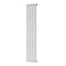 Typhoon - White Designer Radiator H1400mm x W272mm Single Panel - Feet Included