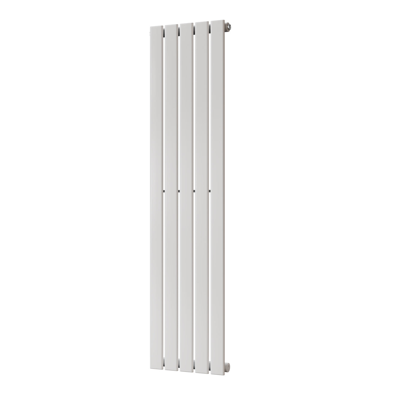 Typhoon - White Designer Radiator H1400mm x W340mm Single Panel - Feet Included