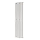 Typhoon - White Designer Radiator H1400mm x W340mm Single Panel - Feet Included