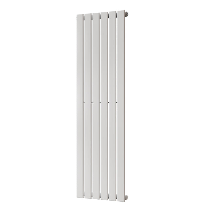 Typhoon - White Designer Radiator H1400mm x W408mm Single Panel - Feet Included