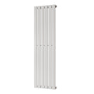 Typhoon - White Designer Radiator H1400mm x W408mm Single Panel - Feet Included
