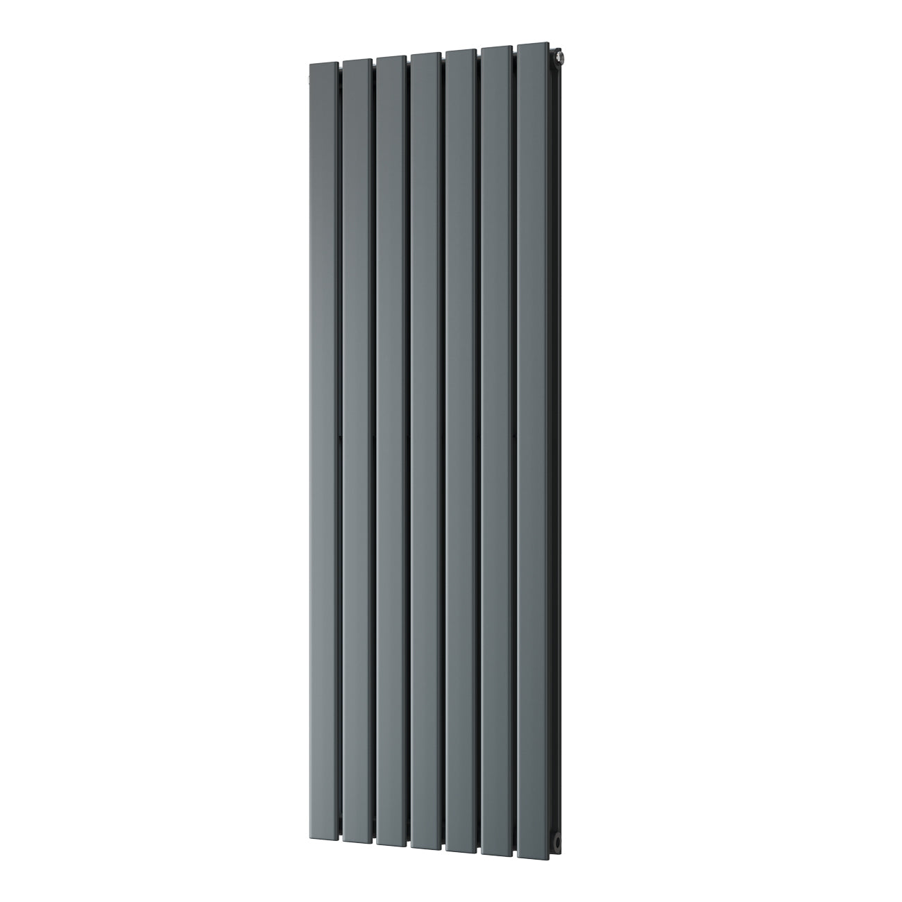 Typhoon - Anthracite Designer Radiator H1400mm x W476mm Double Panel - Feet Included