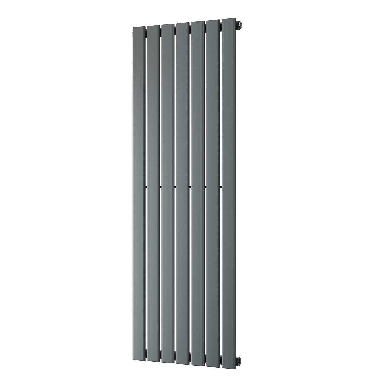 Typhoon - Anthracite Designer Radiator H1400mm x W476mm Single Panel - Feet Included