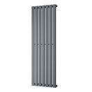 Typhoon - Anthracite Designer Radiator H1400mm x W476mm Single Panel - Feet Included