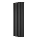 Typhoon - Black Vertical Radiator H1400mm x W476mm Double Panel