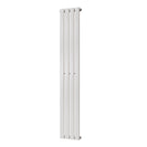 Typhoon - White Designer Radiator H1600mm x W272mm Single Panel - Feet Included