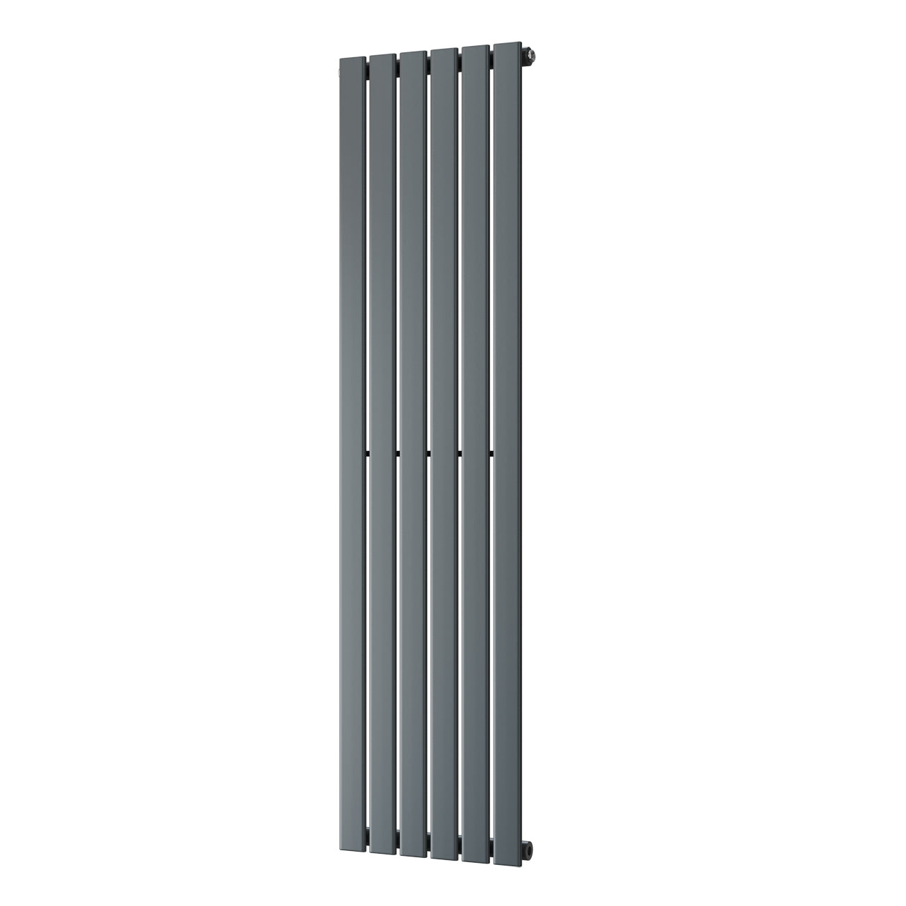 Typhoon - Anthracite Designer Radiator H1600mm x W408mm Single Panel - Feet Included