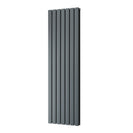 Typhoon - Anthracite Designer Radiator H1600mm x W476mm Double Panel - Feet Included