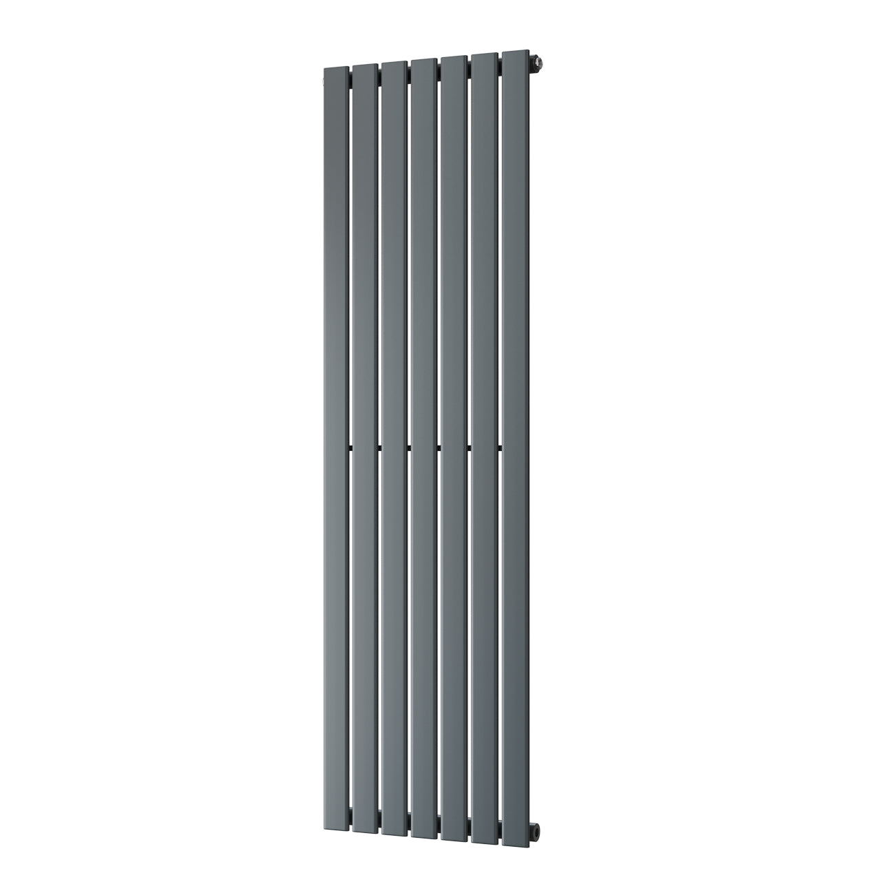 Typhoon - Anthracite Designer Radiator H1600mm x W476mm Single Panel - Feet Included