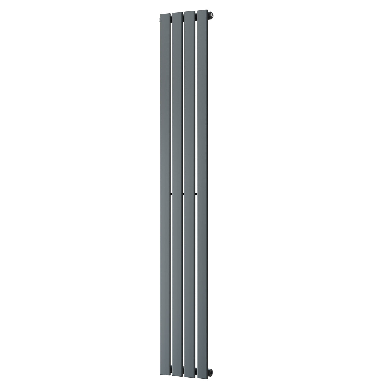 Typhoon - Anthracite Designer Radiator H1800mm x W272mm Single Panel - Feet Included