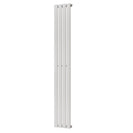 Typhoon - White Designer Radiator H1800mm x W272mm Single Panel - Feet Included