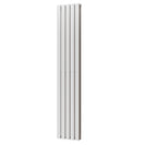 Typhoon - White Designer Radiator H1800mm x W340mm Double Panel - Feet Included