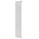 Typhoon - White Designer Radiator H1800mm x W340mm Single Panel - Feet Included