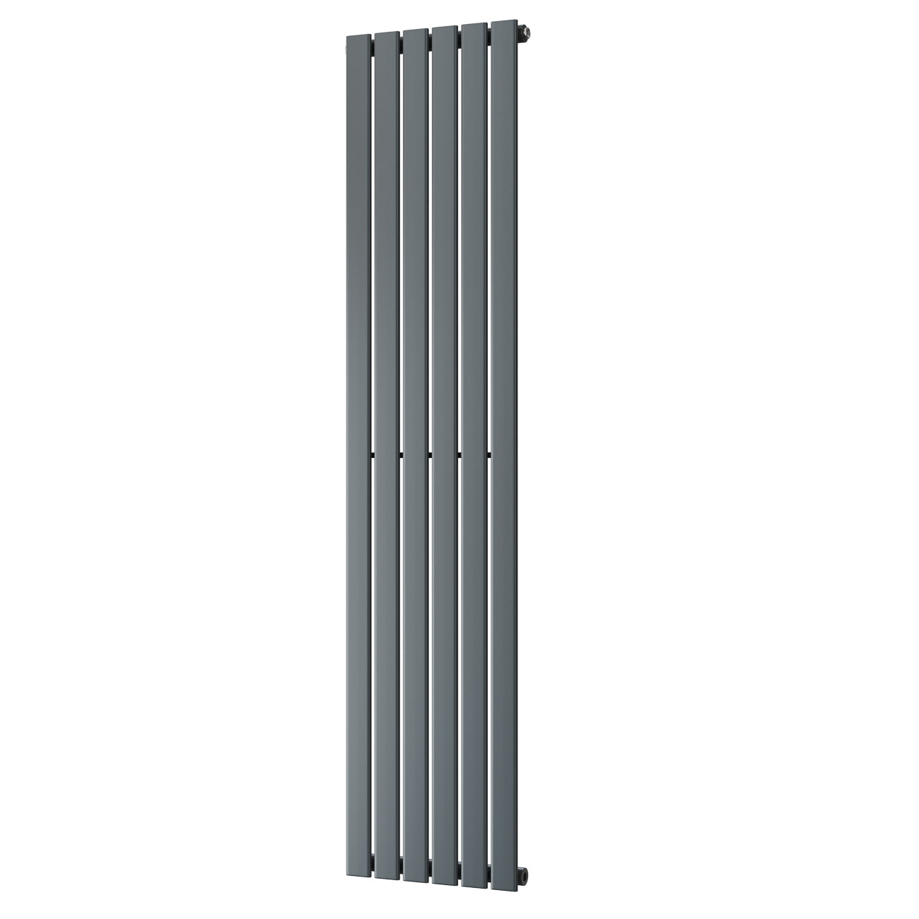 Typhoon - Anthracite Designer Radiator H1800mm x W408mm Single Panel - Feet Included