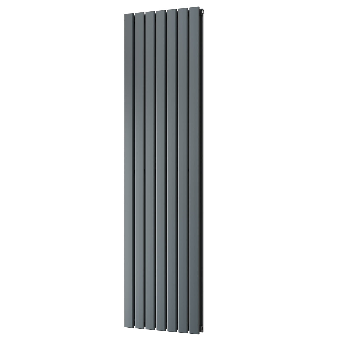 Typhoon - Anthracite Designer Radiator H1800mm x W476mm Double Panel - Feet Included