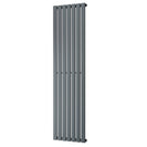 Typhoon - Anthracite Designer Radiator H1800mm x W476mm Single Panel - Feet Included