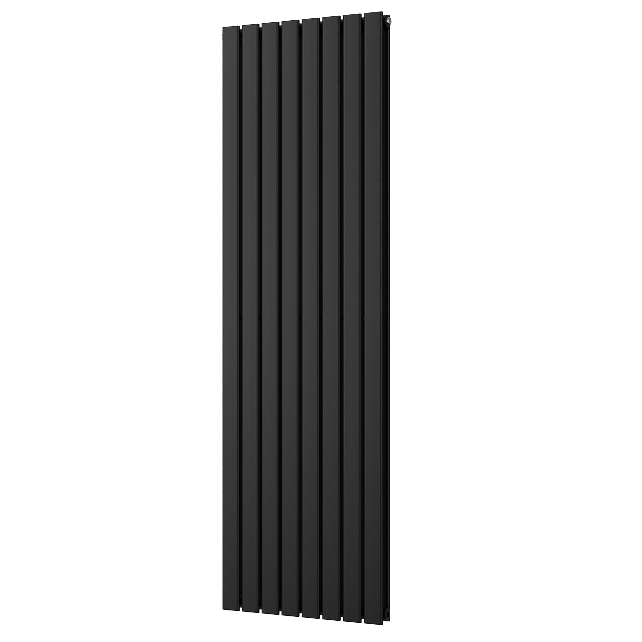 Typhoon - Black Vertical Radiator H1800mm x W544mm Double Panel