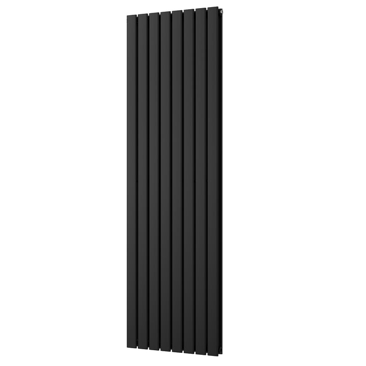 Typhoon - Black Vertical Radiator H1800mm x W544mm Double Panel