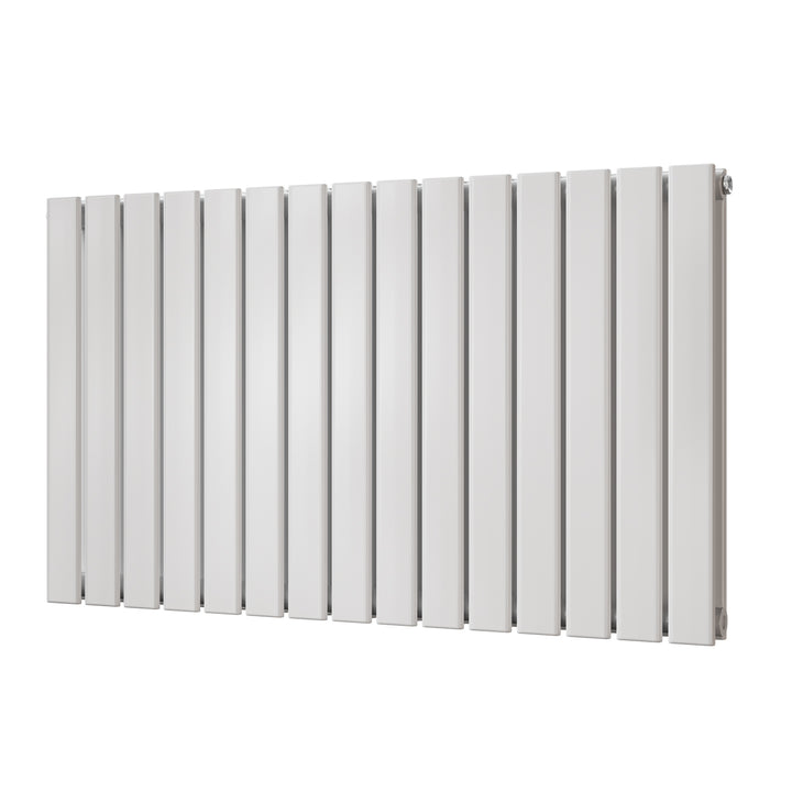 Typhoon - White Designer Radiator H600mm x W1020mm Double Panel - Feet Included