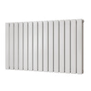Typhoon - White Designer Radiator H600mm x W1020mm Double Panel - Feet Included