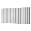 Typhoon - White Designer Radiator H600mm x W1224mm Double Panel - Feet Included