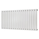Typhoon - White Designer Radiator H600mm x W1224mm Single Panel - Feet Included