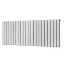 Typhoon - White Designer Radiator H600mm x W1496mm Double Panel - Feet Included