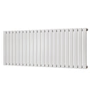 Typhoon - White Designer Radiator H600mm x W1496mm Single Panel - Feet Included
