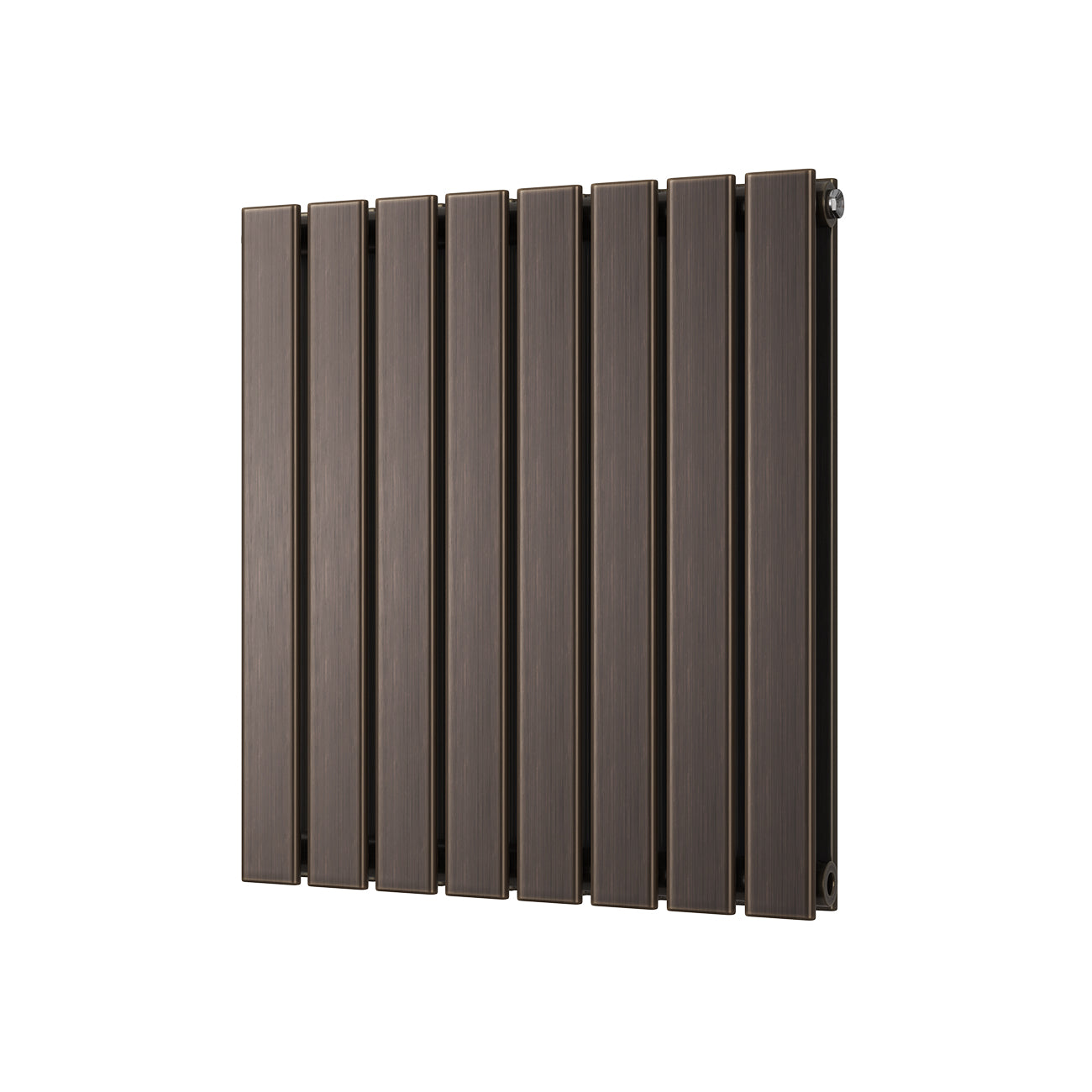 Typhoon - Black Copper Horizontal Radiator H600mm x W544mm Double Panel