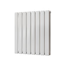 Typhoon - White Designer Radiator H600mm x W544mm Double Panel - Feet Included