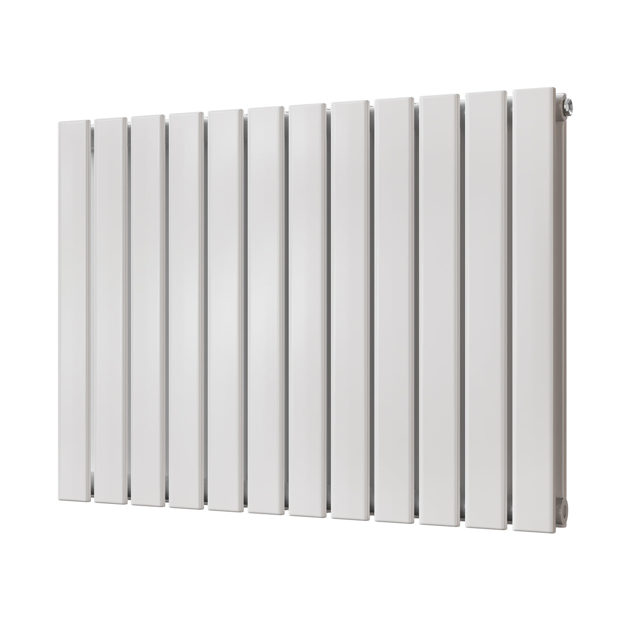Typhoon - White Designer Radiator H600mm x W816mm Double Panel - Feet Included