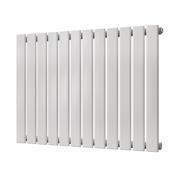 Typhoon - White Designer Radiator H600mm x W816mm Single Panel - Feet Included