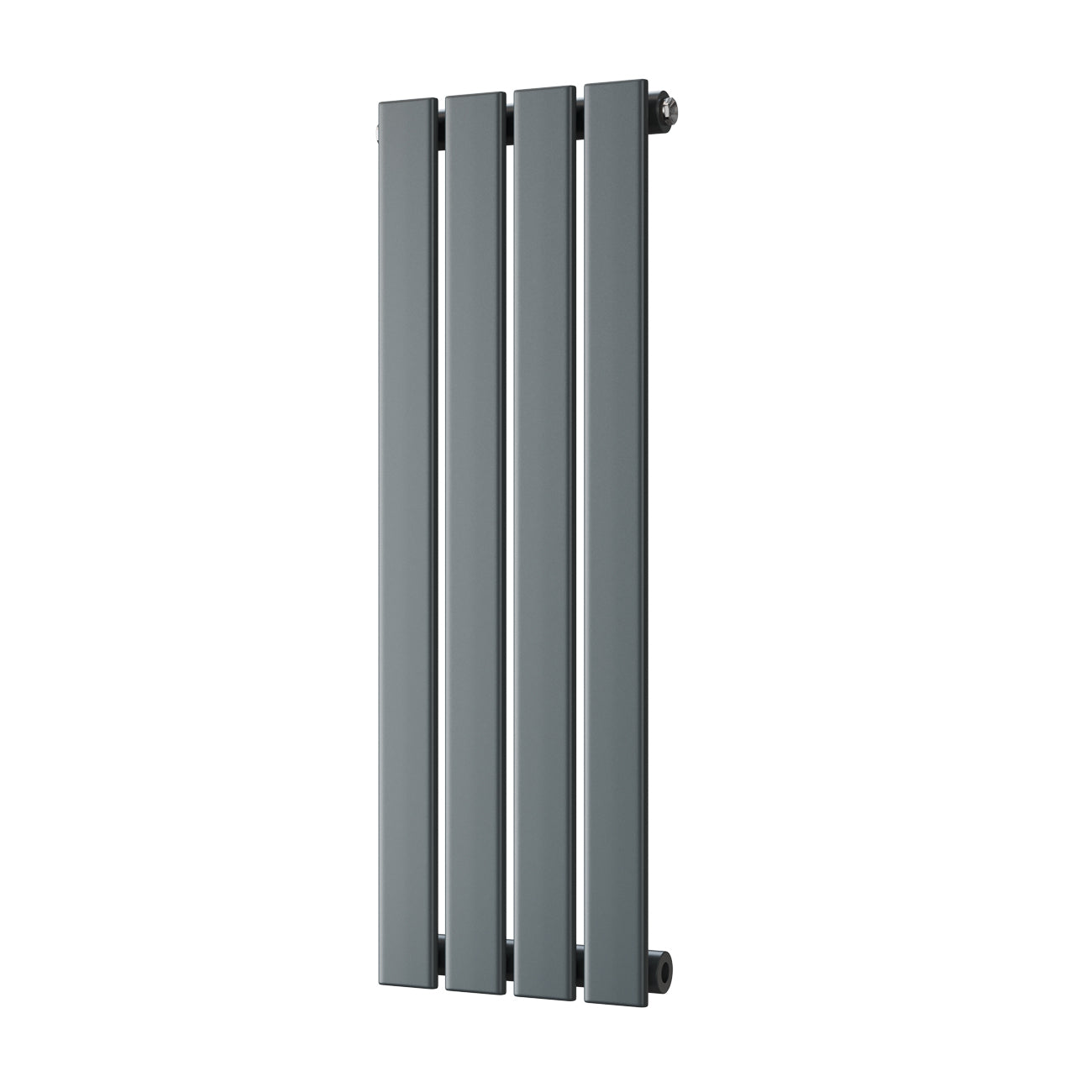 Typhoon - Anthracite Designer Radiator H800mm x W272mm Single Panel - Feet Included