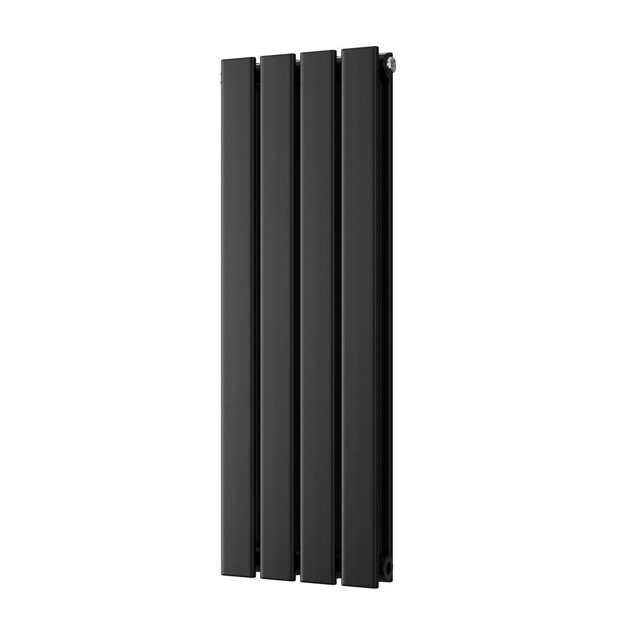 Typhoon - Black Designer Radiator H800mm x W272mm Double Panel - Feet Included