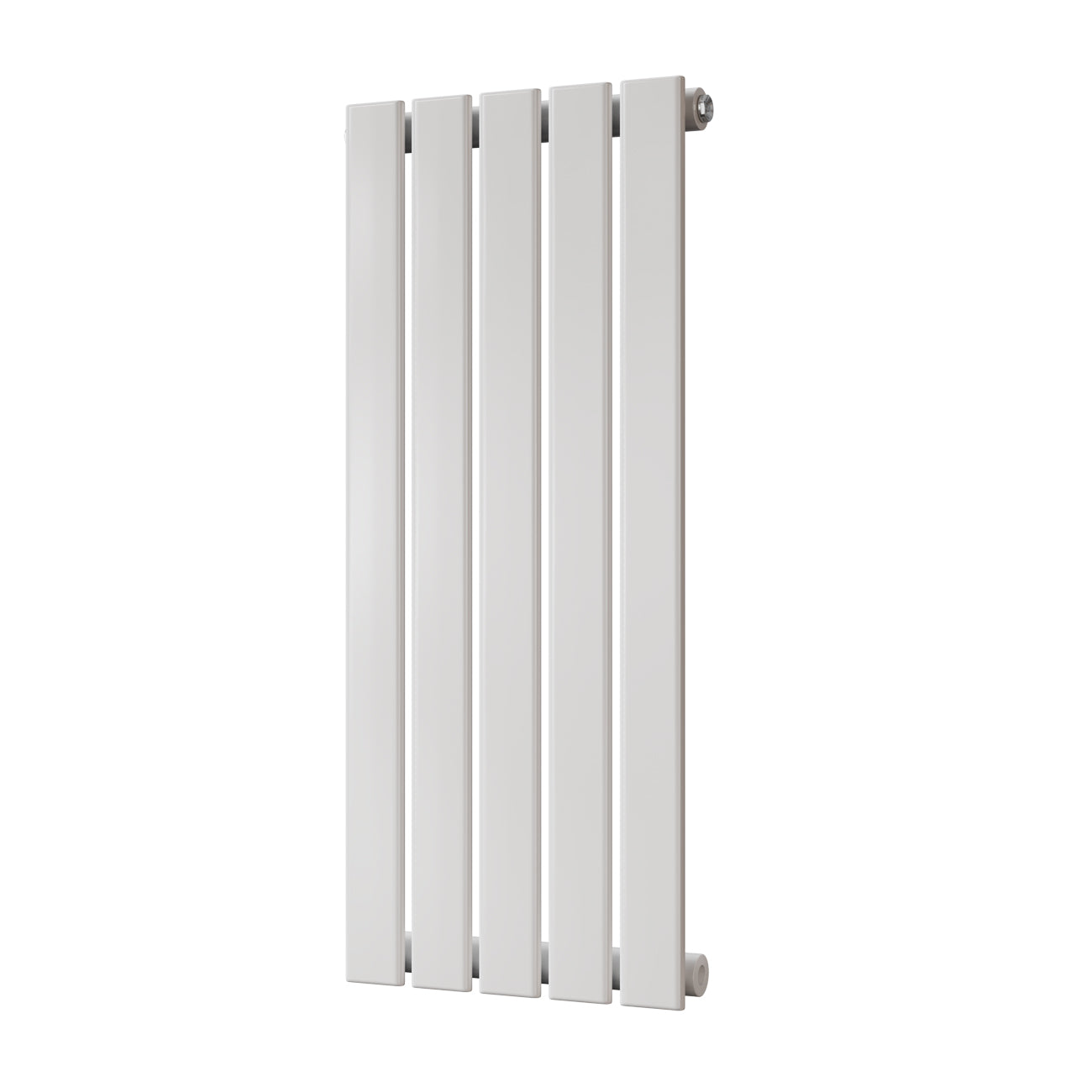 Typhoon - White Designer Radiator H800mm x W340mm Single Panel - Feet Included
