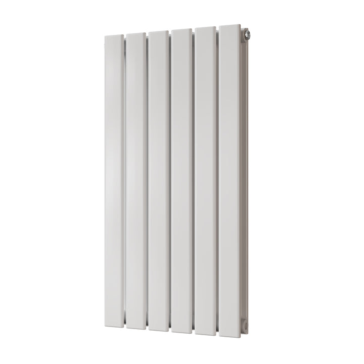 Typhoon - White Designer Radiator H800mm x W408mm Double Panel - Feet Included